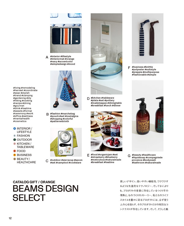 BEAMS DESIGN CATALOG GIFT　3,900円コース