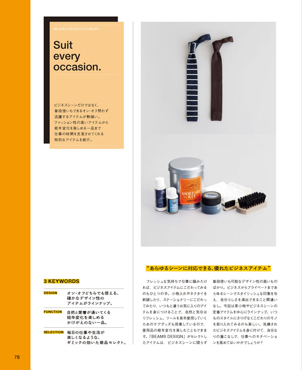 BEAMS DESIGN CATALOG GIFT　3,900円コース