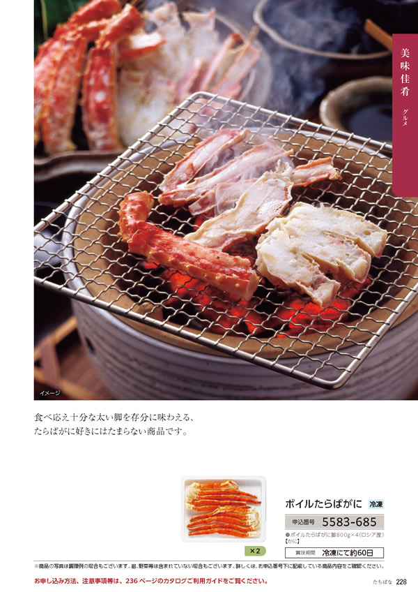 カタログギフト・サンプル：たびもの撰華 50,900円コース 229ページ