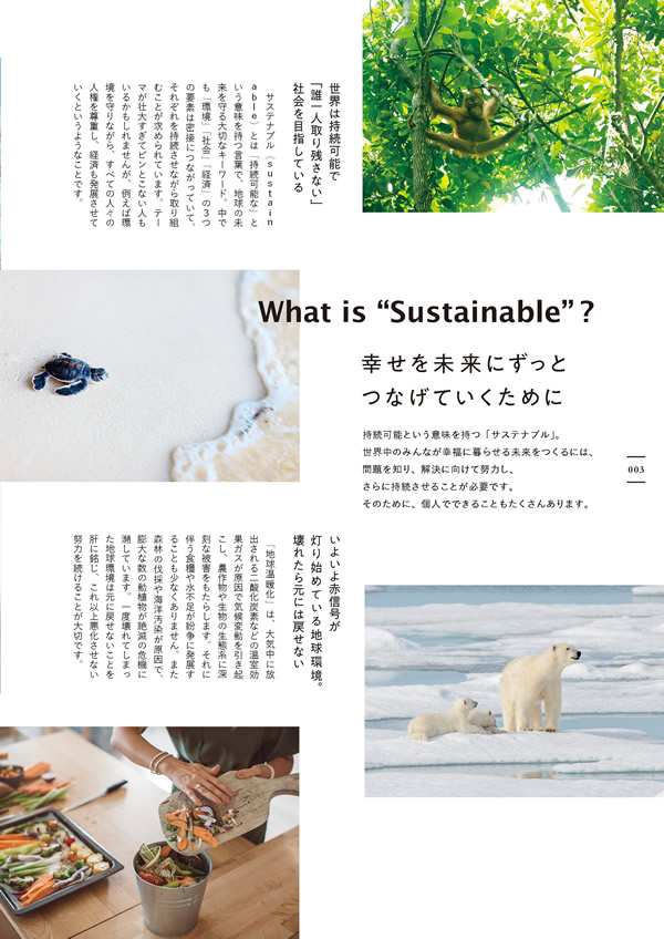 カタログギフト・サンプル：ハーモニック やさしいみらい 4,900円コース 3ページ